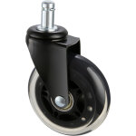 Vevor roulettes pivotantes lot de 5 roulette chaise bureau de remplacement 76, 2 mm roues fauteuil ordinateur ...