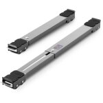 Vevor roulettes transport pour appareils electromenagers 2 pcs deplace meubles extensible charge 149, ...