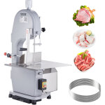 Vevor - scie a os de boucher electrique commerciale, scie a ruban pour os 1100 w, scie pour viande et ...