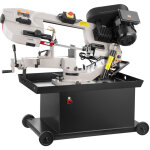 Vevor scie a ruban pour metaux horizontale verticale, capacite de coupe rectangulaire 177 x 210 mm, avec ...