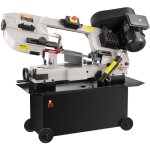 Vevor scie a ruban pour metaux horizontale verticale, capacite de coupe rectangulaire 177 x 305 mm, avec ...