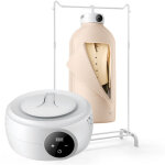 Vevor seche - linge electrique portable 600 w, sechoir a linge avec sac de sechage, chauffage ptc et ...