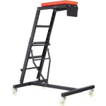 Mophorn - vevor sommier de mecanicien sureleve repliable chariot de mecanicien haut profil hauteur reglable ...
