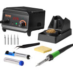 Vevor station de soudage, 75 w, kit de soudure a affichage numerique, controle de temperature, transformateur ...