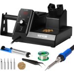 Vevor station de soudage, 80 w, kit de soudure a affichage numerique, 5 pointes de soudage, soudure sans ...