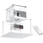 Vevor support plafond pour videoprojecteur a hauteur reglable de 1, 5 m, elevateur de projecteur motorise, ...