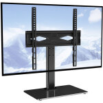 Vevor support tv sur pied pour televisions de 32 a 55 pouces meuble tv sur pied pivotant a � 40� hauteur ...