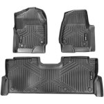 Vevor tapis de voiture sur mesure, compatible avec ford f - 250 / f - 350 / f - 450 2017 - 2022, tapis ...