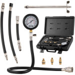 Vevor testeur de compression avec 9 kits d?adaptateurs compressiometre pour moteurs a essence jauge de ...