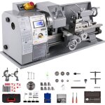Tour a metaux 210x400 mm mini tour a bois affichage numerique vitesse variable 50 - 2500 tr / min kit ... Tour a metaux 210x400 mm mini tour a bois affichage numerique vitesse variable 50 - 2500 tr / min kit ...