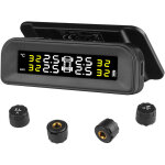 Vevor tpms avec 4 capteurs, systeme de surveillance de la pression des pneus 0, 5 - 6 bars, systeme dealarme ...
