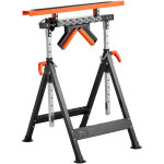 Vevor treteau multifonction capacite de charge 200 kg servante a rouleaux support a rouleau pliable reglable ...