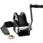 Vevor treuil manuel capacite de traction 907, 1 kg treuil de remorque bateau manivelle robuste avec sangle ... Vevor treuil manuel capacite de traction 907, 1 kg treuil de remorque bateau manivelle robuste avec sangle ...