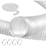 Vevor tuyau flexible deaspiration de collecte de poussiere, 63 mm x 6, 1 m, pvc epais, transparent, avec ... Vevor tuyau flexible deaspiration de collecte de poussiere, 63 mm x 6, 1 m, pvc epais, transparent, avec ...