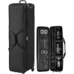Vevor valise a roulettes pour equipement de studio, 131x36, 5x38 cm, sac transport pour appareil photo, ...