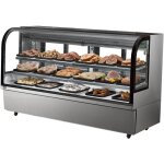 Vevor vitrine refrigeree commerciale 901 l, vitrine a patisserie 4 niveaux, refrigerateur avec eclairage ...