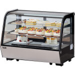Vevor vitrine refrigeree , vitrine de comptoir pour patisseries de 5 pi3 / 146 l, refrigerateur deaffichage ...