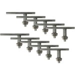 10x cl de mandrin s2a 10 - 13mm remplacement pour wolfcraft 2630000 pour tournevis  batterie, perceuses ...