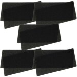 10x filtre mousse 40 ppi compatible avec bauknecht trwp 7710, 7700, 8711, 8701, 7651, 7650, 9801, 7640 ...