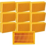 10x filtre pliss plat compatible avec krcher nt 361 eco / te / m, nt 35 / 1 tact / te / m aspirateur ...