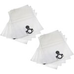 Vhbw 10x sacs compatible avec nilfisk attix 33 - 2h pc, 33 - 2l ic, 33 - 01 ic, 33 - 2h ic aspirateur ...