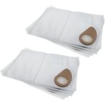 10x sacs compatible avec nilfisk buddy ii 12, 18, 18 inox, 18 l, 18 t, 18 t inox aspirateur - microfibres ...
