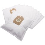 10x sacs remplacement pour menalux t 197, t 196, t197, t196, 1800 pour aspirateur - microfibre non tiss�e, ...