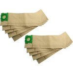 10x sacs remplacement pour sebo 6629er, 6629, 6629 am pour aspirateur - papier, 41, 1cm x 13, 2cm marron ...