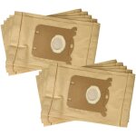 10x sacs compatible avec tornado modelys ca 6200 - 6230 aspirateur - papier, 25, 8cm x 16, 2cm, couleur ...