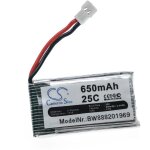 Vhbw - 1x batterie compatible avec hubsan h107, h107c, h107d mini, h107l, jxd385, h107d drone (650mah, ...