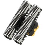 Vhbw 1x bloc de lames compatible avec braun c&r 8985, 8986, 8987, 8990, 8991, 8995 rasoir, noir / argent� ...