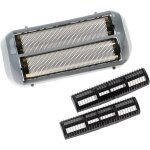 Vhbw - 1x t�te de rasoir, 2x lame remplacement pour andis 17155a pour rasoir, noir / gris