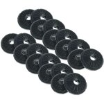 Vhbw 20x filtres � charbon actif compatible avec beko hca 93641bh, 93640bh hotte aspirante