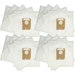 20x sacs compatible avec hoover tfv 2015 001, tfv2015 013, tfv 2015 011 aspirateur - microfibre non tisse, ...