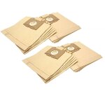 20x sacs compatible avec progress pc 4400 - 4499 maximus, 4413 pr, 4305, 4410 aspirateur - papier, 26cm ...