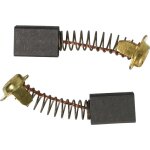 Vhbw - 2x balais de charbon 17 x 11 x 7 mm compatible avec hitachi / hikoki h 25pv scie circulaire, marteau ...