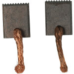 Vhbw 2x balais de charbon 3 x 10 x 13, 5 mm compatible avec bosch gsr 18 v - li professional (3 601 h66 ...