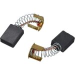 Vhbw - 2x balais charbon 6, 5 x 13, 5 x 17 mm compatible avec einhell rt - sm 305 l, ts 1725 scie  onglet, ...