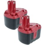 Vhbw - 2x batterie compatible avec bosch gsb 24 ve - 2, gsa 24ve, gsb 24ve - 2, gmc 24v, gsa 24v, gli ...