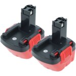 Vhbw 2x batterie compatible avec bosch gsr 12 - 1, gsb 12ve - 2, gsb 12, gli 12, gli 12v flash light, ...