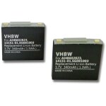 Vhbw 2x batterie compatible avec gn netcom gn9125, gn - nordkom gn9120 casque audio, �couteurs sans fil ...