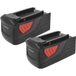 Vhbw - 2x batterie compatible avec hilti te6 - ali, te6 - a36, te 6a, te6a, te 6 - a36 avr, te 500 - ...
