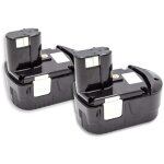 Vhbw - 2x batterie compatible avec hitachi dv 18dvks, dv 18dmr, dv 18dv, dv 18dcl, dv 18dl, g 18dl, g ...