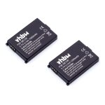 2x batterie remplacement pour siemens v30145 - k1310 - x12t, v30145 - k1310 - x132 pour tlphone fixe ...