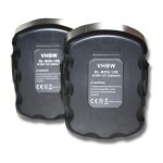 Vhbw - 2x batteries compatible avec spit hdi 244, hdi 220 outil �lectrique (3000 mah, nimh, 12 v)