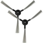 Vhbw 2x brosse latrale compatible avec nestor e. ziclean furtiv robot aspirateur - lot de brosses, gris ...