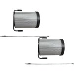 2x cartouche filtrante poussi�res fines compatible avec holzmann unit� d'aspiration abs1500ff aspirateur ...