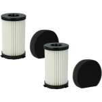 2x filtre compatible avec akitas hoover aspirateur - filtre hepa contre les allergies - vhbw