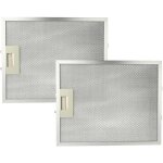 Vhbw 2x filtre anti - graisse compatible avec gorenje dk600e, fcc / 2002, dkgo925e, du640e hotte de cuisine ...