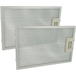 2x filtre anti - graisse remplacement pour teka dm70 pour hotte de cuisine, aluminium - vhbw